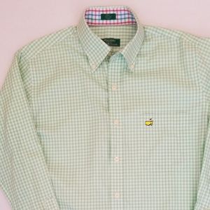 Peter Millar Masters Golf Button up men shirt